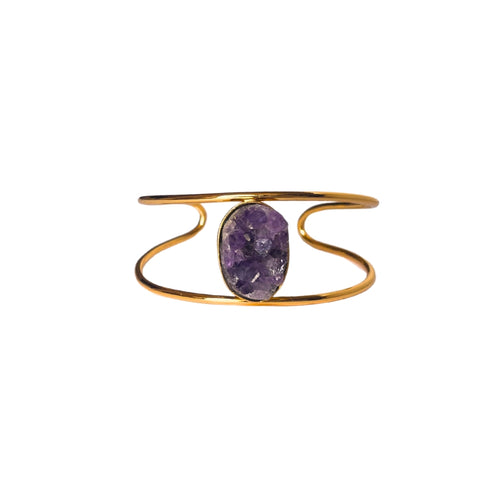 Brazalete drusa amatista