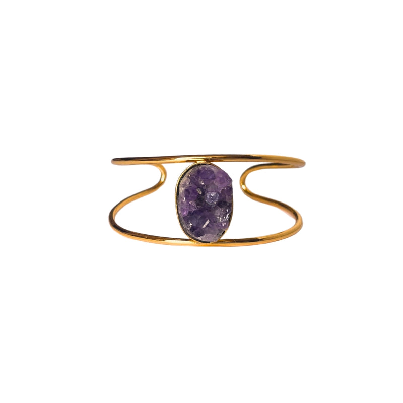 Brazalete drusa amatista