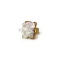 Anillo drusa de Cuarzo Cristal
