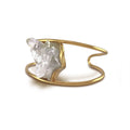 Brazalete Drusa cuarzo cristal
