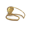 Brazalete Drusa cuarzo cristal