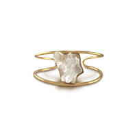 Druse quartz crystal bracelet 