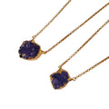 Collar drusa de amatista