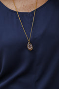 Collar geoda de ágata cueva