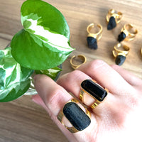 Anillo Turmalina Negra
